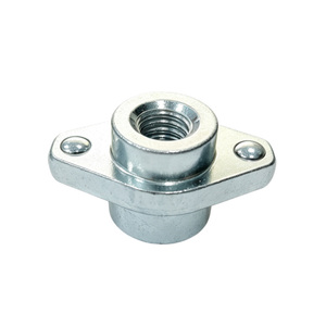Écrou de soudure par projection personnalisé OEM avec projections de soudure, écrou à bride usiné CNC, en acier au carbone zingué, pour soudage par points, pièces CNC - Product Image 2