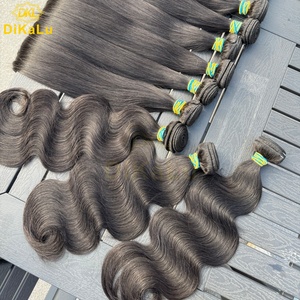 Premium Quality Body Wave Remy Virgin Brazilian Human Hair Double Drawn Cuticle Aligned Hair Bundles - Product Image 3