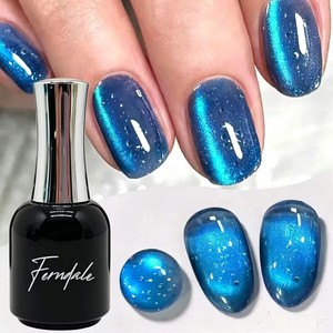 Esmalte de Uñas Magnético UV con Brillo Cristalizado y Efecto Ojo de Gato, Tendencia en Moda - Product Image 5