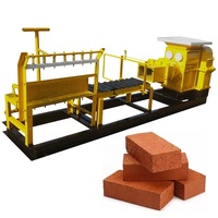 Ligne de production de briques rouges, petite machine manuelle de fabrication de briques en argile, machine de fabrication de blocs en argile