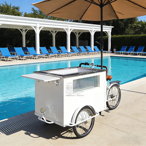 Vélo cargo électrique avec glacière pour crème glacée et boissons fraîches, avec parapluie, en promotion - Product Image 6