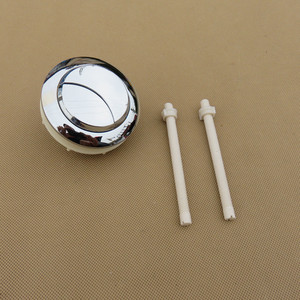 Bouton de chasse d'eau universel rond double type pour <span class=keywords><strong>WC</strong></span>, interrupteur de chasse d'eau <span class=keywords><strong>WC</strong></span>, ABS, ressort en acier inoxydable - Product Image 2