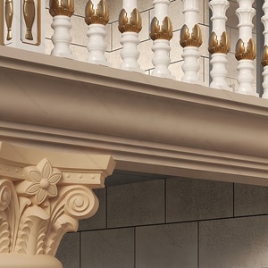 <span class=keywords><strong>Moulure</strong></span> en plastique ABS pour corniche, moulage décoratif pour corniche en béton, ligne décorative pour villa, décoration intérieure, ligne de tuiles de toit en béton - Product Image 4