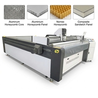 Mesin Pemotong CNC Panel Furnitur Sarang Lebah Aluminium untuk Pemotongan Otomatis Pintu Lemari