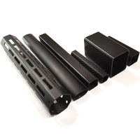 Tubo de fibra de carbono redondo ovalado Hexagonal octogonal cuadrado de tejido de sarga 3k de alta calidad