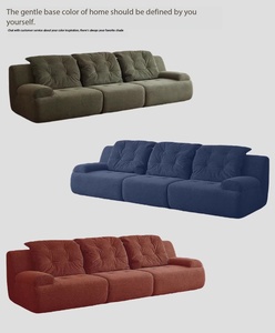 Canapé compressé OEM/ODM - Design entièrement lavable, style moderne et minimaliste, tissu personnalisé pour salon - Product Image 1