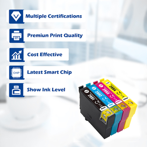 <span class=keywords><strong>Cartouche</strong></span> d'encre à jet d'encre compatible ShinColor 29xl T2991 T2992 T2993 T2994 Premium Color à base de colorants pour Expression Home <span class=keywords><strong>Xp</strong></span> <span class=keywords><strong>235</strong></span> <span class=keywords><strong>XP</strong></span>-245 - Product Image 3