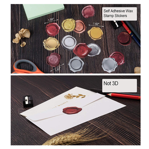 Eacajess Decorative Stamp <strong>Envelope</strong> Self Adhesive <strong>Wax</strong> <strong>Seals</strong> - Product Image 2