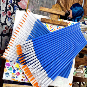 Set di 1 Pennello Dettagliato per Bambini, Pennello Piatto Piccolo con Setole in Nylon e Manico in Plastica per Pittura Artistica, Kit all'Ingrosso - Product Image 2