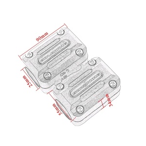 Nouveau bloc décoratif de protection du moteur 25mm <span class=keywords><strong>Yamaha</strong></span> <span class=keywords><strong>TDM</strong></span> <span class=keywords><strong>850</strong></span>/900 TDM900 pare-chocs de barre de collision pour toutes les années pare-chocs de moto - Product Image 6
