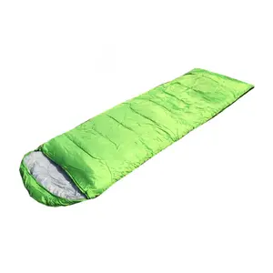 Envelope Encapuzado Único Saco De Dormir Impermeável Viagem Auto-condução Camping Sleeping Bag