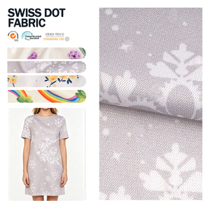 ผ้าลายจุดสวิสแบบใหม่สำหรับเสื้อผ้าแฟชั่น ขายส่งและรับผลิตตามสั่ง - Product Image 1