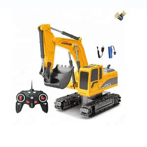 1:24 6 Channels RC Truck Excavator Construction Toy VehicleとFlashlights Control Toy