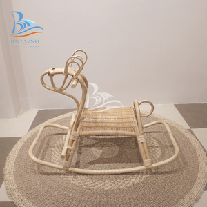 ของเล่นม้าโยกหวายทนทานเป็นมิตรกับสิ่งแวดล้อมทำด้วยมือสำหรับเด็กสไตล์นั่งบนเขาจากเวียดนาม - Product Image 5