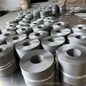 SS304 316 Lọc phương tiện truyền thông <span class=keywords><strong>Polyester</strong></span> Vải sàng và lọc vành đai thép không gỉ ngược Hà Lan bện dây lưới cho máy đùn - Product Image 2