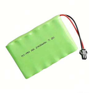 Pack de batteries <span class=keywords><strong>rechargeables</strong></span> Ni-MH <span class=keywords><strong>AA</strong></span> 7,2 V 2400 mAh avec 6 cellules <span class=keywords><strong>AA</strong></span> et connecteur SM, adapté aux voitures/jouets télécommandés - Product Image 5