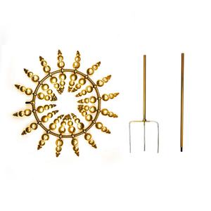 गर्म बिक्री आधुनिक घर के बाहर बगीचे कला 2 M व्यास धातु स्टेनलेस स्टील हवा गति गतिज मूर्तियां सजावट के लिए बिक्री - Product Image 1