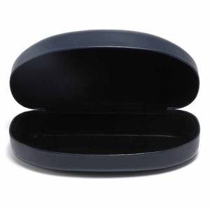 Étui à lunettes en cuir PU de qualité supérieure, boîte de rangement noire en forme de U avec couvercle rabattable pour lunettes, été 2024 - Product Image 1