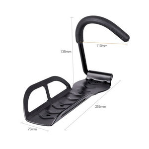 Soporte de Bicicleta Plegable Profesional <span class=keywords><strong>para</strong></span> Montar en la Pared, Soporte de Acero Duradero <span class=keywords><strong>para</strong></span> Bicicleta, Agarre Protector, Capacidad de Carga de 30 kg, Compatible con <span class=keywords><strong>Bicicletas</strong></span> de 12''-29'' - Product Image 2