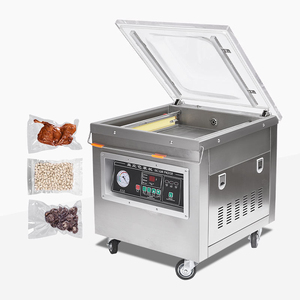 Máquina de Envasado al Vacío de Sobremesa Comercial Dz-400, Selladora de Cámara para Alimentos, Cuerpo de Acero Inoxidable, 110V/220V, Diseño Compacto - Product Image 1