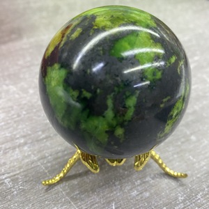 Esfera <span class=keywords><strong>de</strong></span> Ópalo Verde <span class=keywords><strong>de</strong></span> Alta Calidad, Cristal Espiritual Natural, Artesanía <span class=keywords><strong>de</strong></span> Piedras Preciosas, para Regalo - Product Image 1
