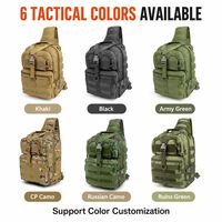 Sac à bandoulière tactique 15L avec cadre externe, sac à dos EDC Molle étanche en nylon camouflage, dos ergonomique