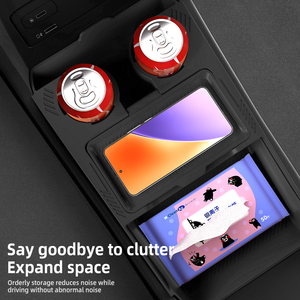 Boîte de rangement de contrôle central Boîte de rangement inférieure Organisateur de console de voiture pour accessoires AION V - Product Image 6