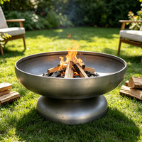 Brasero de jardin personnalisé OEM pour barbecue, foyer extérieur au bois et au charbon de bois pour jardin, patio, camping, décoration et chauffage