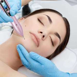 Appareil de beauté facial de haute qualité avec écran LCD, stylo de détection des taches cutanées, couleur or rose et argent - Product Image 3