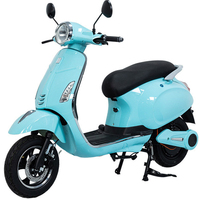 Moto électrique 1500w, moto rétro, moto électrique vintage, cyclomoteur, scooter Vespa pour les trajets en ville