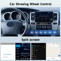 Autoradio Android Podofo 9'' 4+64G pour Toyota 4Runner 2002-2009, Carplay/Android Auto sans fil, GPS, RDS, WIFI, vente en gros