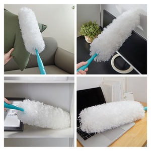 Plumeau réutilisable avec manche long réglable, plumeau en microfibre lavable, produit de nettoyage ménager - Product Image 6