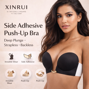 <span class=keywords><strong>Soutien</strong></span>-<span class=keywords><strong>gorge</strong></span> invisible <span class=keywords><strong>sans</strong></span> dos à boucle amovible, avec armatures, effet push-up, décolleté plongeant en U profond, adhésif en <span class=keywords><strong>silicone</strong></span>, respirant et <span class=keywords><strong>sans</strong></span> couture, avec coussinets en éponge - Product Image 1
