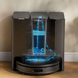 Robot aspirateur intelligent avancé avec station de nettoyage et de remplissage automatique d'eau pour bureau, appartement, villa, robot aspirateur avec navigation Lidar - Product Image 6