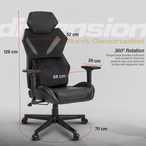 <span class=keywords><strong>Fauteuil</strong></span> d'ordinateur <span class=keywords><strong>de</strong></span> <span class=keywords><strong>bureau</strong></span> en mousse à mémoire 3D en maille respirante Chaise <span class=keywords><strong>de</strong></span> jeu en maille ergonomique multi-usages bon marché avec siège réglable - Product Image 6