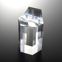 Bloc De verre en plexiglas transparent De 8 pouces, colonne irrégulière, bloc acrylique, objets bidimensionnels ou tridimensionnels, bloc Laser acrylique