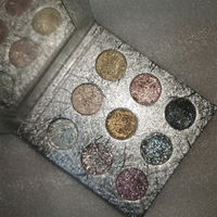 Palette de fards à paupières métalliques à label privé, DIY, paillettes, pigmentées, brillantes, maquillage des yeux multicolores, quotidien, clair, foncé, clair