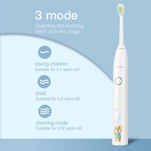 OEM/ODM Nouveau modèle 2026 Brosse à dents électrique sonique pour enfants, design portable en carton, IPX7 - Product Image 2