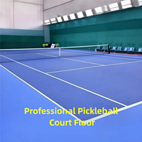 Sol PVC Pickleball portable antidérapant, tout temps, extérieur/intérieur