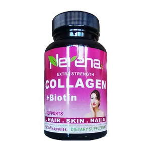 Bổ sung đa chiều Collagen Biotin mềm Gel cho tóc, da và móng tay sức khỏe