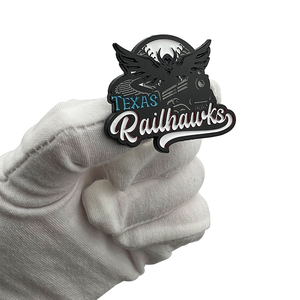 Pin Personalizado de Esmalte Suave de Dibujos Animados con Purpurina, Insignia Metálica para Creador de Logotipos, Impresión UV, Lindo Pin de Solapa de Esmalte Duro de Anime - Product Image 3