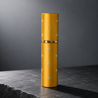 Flacon de parfum rechargeable 5 ml, mini vaporisateur de voyage en aluminium, conteneur de parfum portable