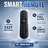 Télécommande intelligente IR noire à 33 boutons en plastique ABS, personnalisable, pour Android TV BOX, avec code roulant – Approvisionnement direct usine