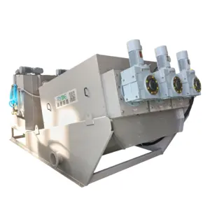 Hot Sale Automatic Multi Disk Volute Type Laboratory Sewage Solid Waste Water Sludge Dewatering Rotating Screw Filter Press