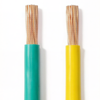 Fil de cuivre isolé solide BVR 1,5 mm 4x2,5 25 mm recouvert de PVC 450V/750V IP65 flexible pour usage industriel et bâtiment