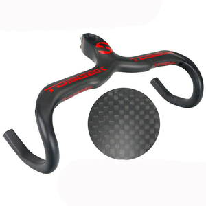 Quehan de fibra de carbono curva <span class=keywords><strong>manillar</strong></span> 400/420/440mm bicicleta barra de la manija Integrant carretera bicicleta gota bares - Product Image 6