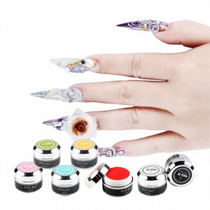 Gel <span class=keywords><strong>de</strong></span> Escultura 9D para <span class=keywords><strong>Uñas</strong></span>, Efecto Tridimensional, Fácil <span class=keywords><strong>de</strong></span> Remojar, 3 <span class=keywords><strong>Tipos</strong></span> <span class=keywords><strong>de</strong></span> Gel UV ZYZC, No Tóxico - Product Image 3