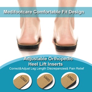 Soletta Ortopedica Regolabile per Discrepanze in Lunghezza delle Gambe, <span class=keywords><strong>Dolore</strong></span> al Tallone, Lesioni Sportive, Tendinite d'Achille e Aumento dell'Altezza - Product Image 3