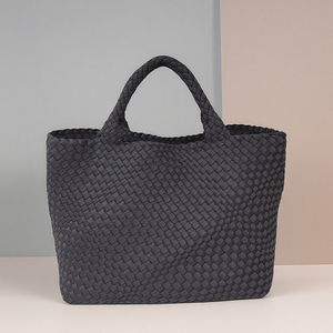 3265 3 Trong 1 Thiết Kế Sang Trọng Làm Tay Neoprene Dệt Của Phụ Nữ Túi Xách Tote Dệt Phụ Nữ Túi Xách Phụ Nữ Cô Gái Ví - Product Image 1