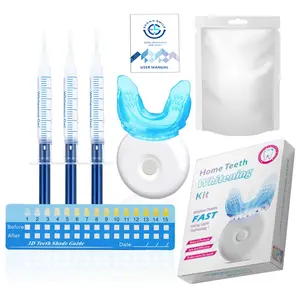 Etiqueta privada Las mejores reseñas Blanqueamiento más rápido 5X Led Light Kits de blanqueamiento dental